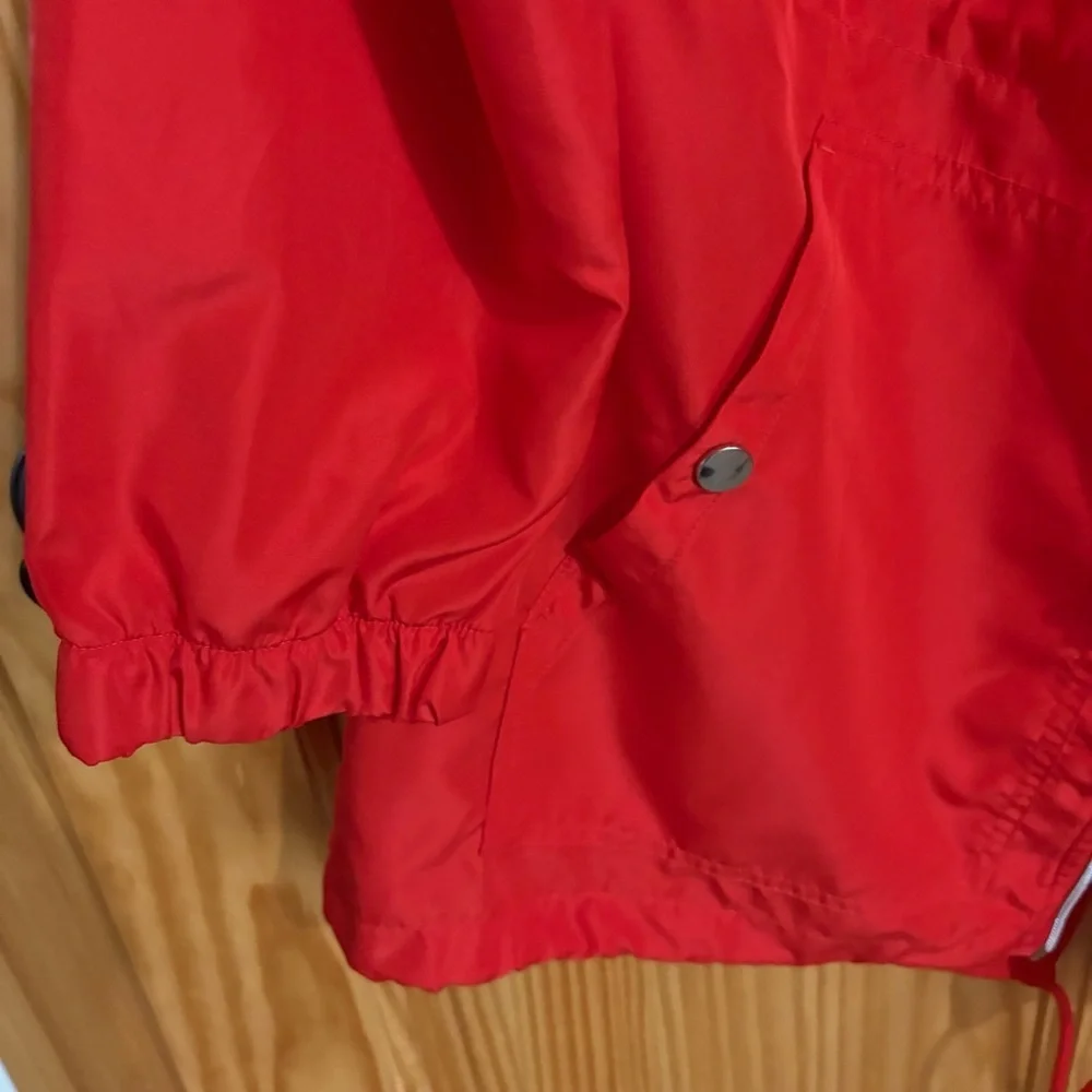 PRIMARK Red Thin Hooded Wind / Rain Jacket - Picture 6 of 8